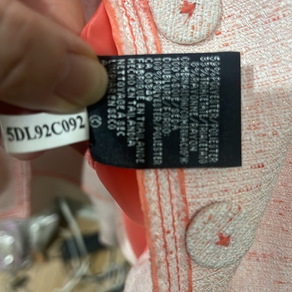 Sweet 60s Vintage Vibes Coral & Cream Spring / Easter NIPON Skirt Suit 14 Petite - Picture 14 of 14